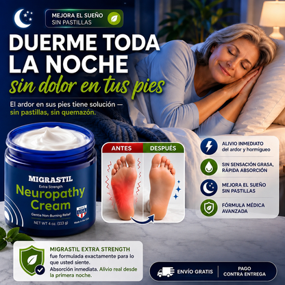 Crema Migrastil Neuropatia Alivio Cuerpo